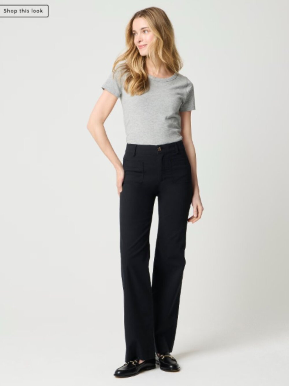 J.Crew Lizzie Widde-Leg Pant